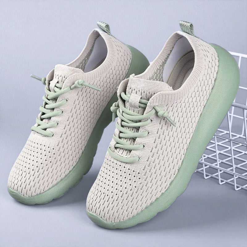 Damen Atmungsaktive Freizeitschuhe mit elastischem Komfort-Heel R&B