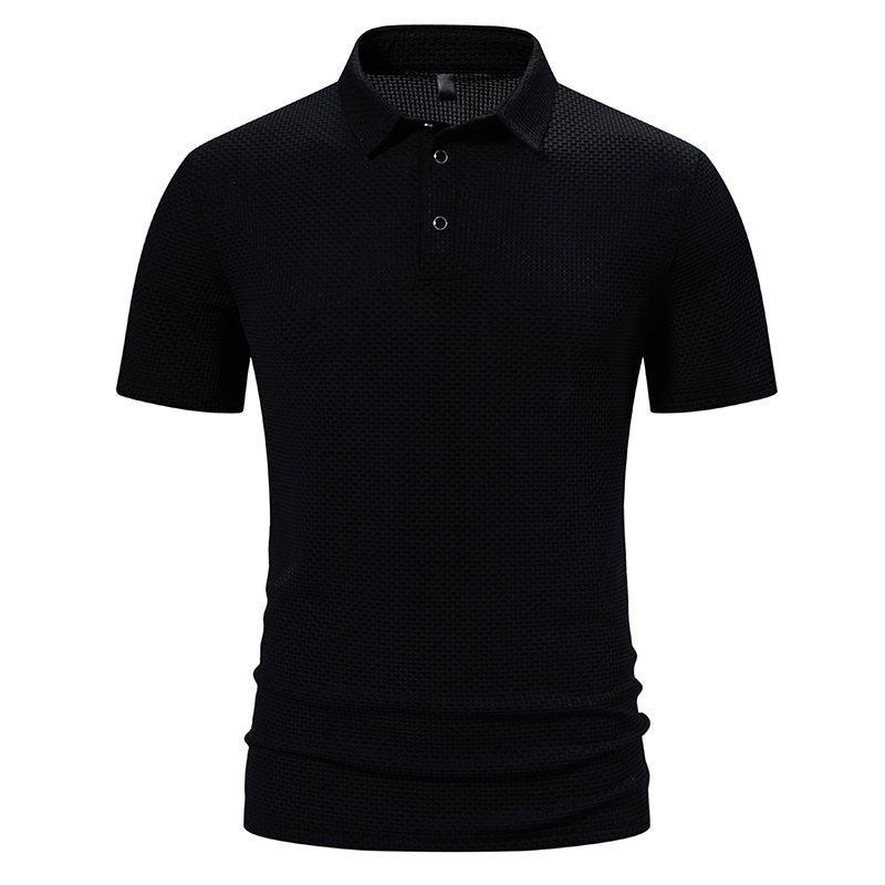 Herren Polohemd mit strukturiertem Design und modernen Akzenten