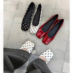 Damen Ballerinas mit klassischem Punkte-Design R&B