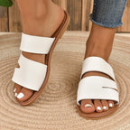 Damen Sandaletten mit breitem und verstellbarem Riemendesign R&B