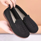 Damen Atmungsaktive Ballerinas mit floralen Details R&B
