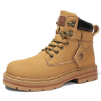 Damen robuste Stiefel mit modischen Details und rutschfester Sohle