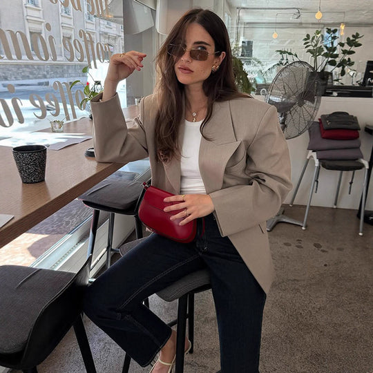 Damen oversized Jacke im modernen Schnitt R&B