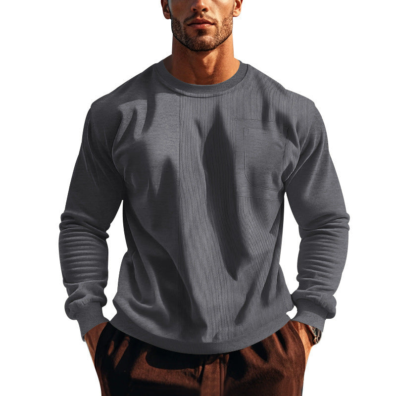 Herren Sweatshirt mit strukturierter Front R&B
