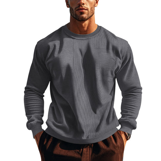 Herren Sweatshirt mit strukturierter Front R&B