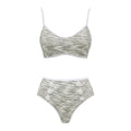 Damen Bikini-Set mit hochtailliertem Höschen und modischem Oberteil R&B