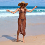 Damen Häkel-Strandkleid R&B