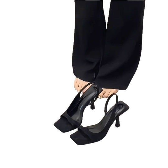 Damen Slingback Sandalen mit Punktmuster R&B
