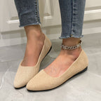 Damen Spitzen Ballerinas mit bequemer Sohle und eleganter Textur R&B