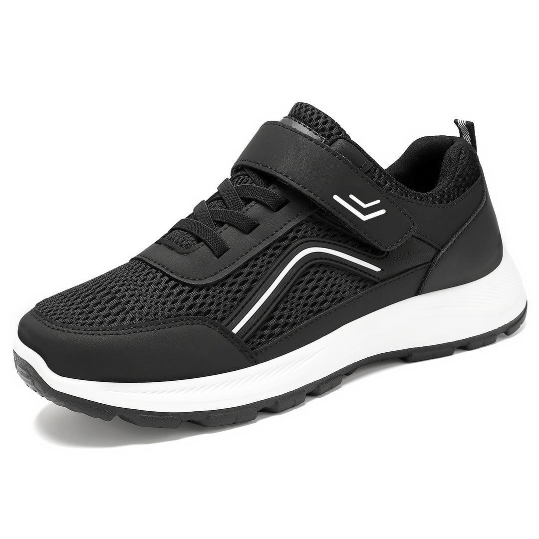 Damen Sportliche Sneaker mit elastischem Klettverschluss und atmungsaktivem Mesh-Obermaterial R&B