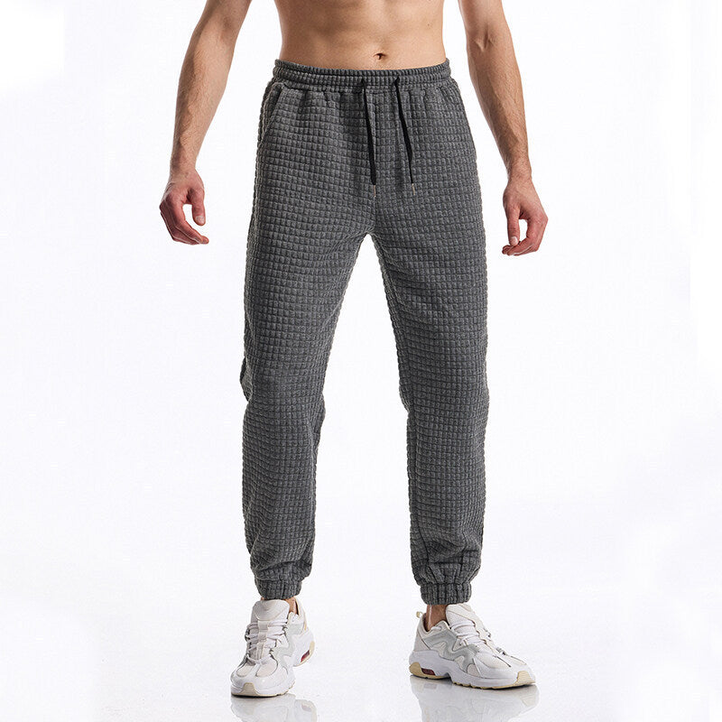 Herren bequeme Sweatpants mit hohem Bund und elastischem Komfort R&B