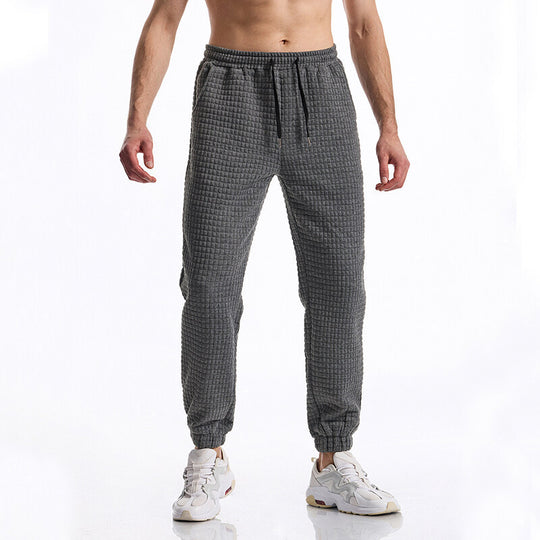 Herren bequeme Sweatpants mit hohem Bund und elastischem Komfort R&B
