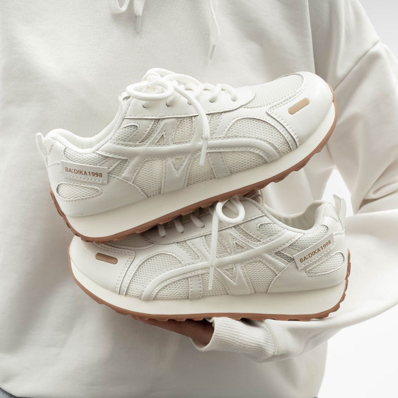 Damen Sportliche Sneaker mit atmungsaktiver Netzstruktur und dämpfender Sohle