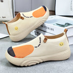 Damen Slip-On Sneakers mit kreativem Design und atmungsaktivem Obermaterial