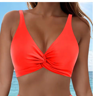 Damen Sportliches Bikinioberteil mit Twist-Design R&B