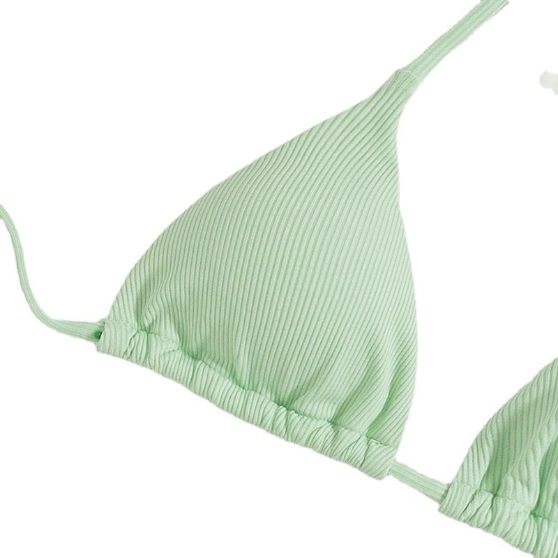 Damen Triangel-Bikini mit feinen Rüschendetails R&B