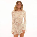 Damen Spitze Minikleid