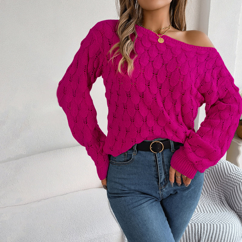 R&B | Hohlstrickpullover Mit Feinem Detailmuster