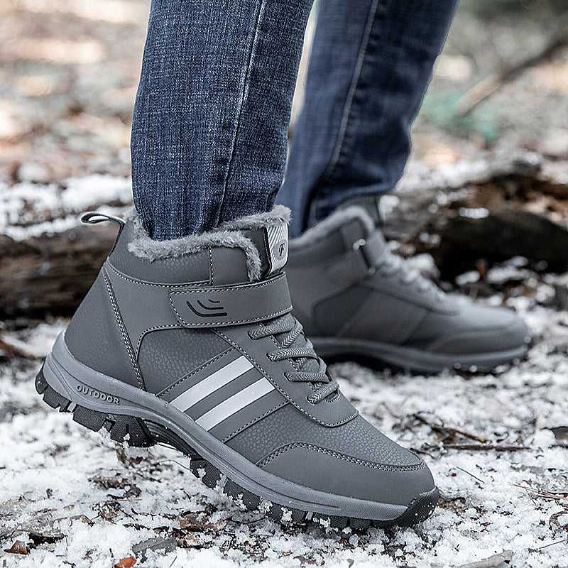Herren Warmfutter Stiefel mit rutschfester Sohle R&B