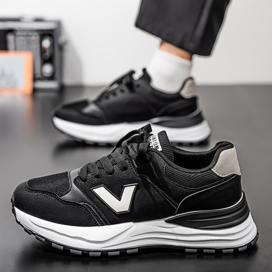 Herren Sportliche Sneakers mit atmungsaktiver Mesh-Oberfläche und gepolsterter Dämpfung R&B