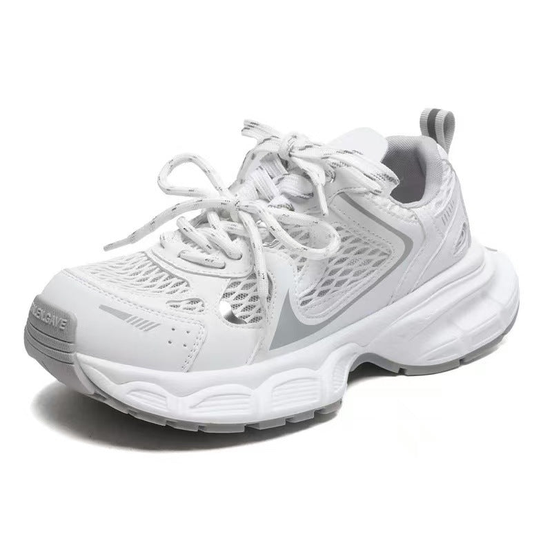 Damen Sportliche Sneakers mit atmungsaktiver Mesh-Oberfläche von