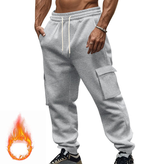 Herren Cargo-Jogginghose mit seitlichen Taschen und komfortablem Schnitt R&B