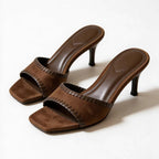 Damen Elegante Sling-Pumps mit filigranem Riemendesign und komfortablem Blockabsatz R&B