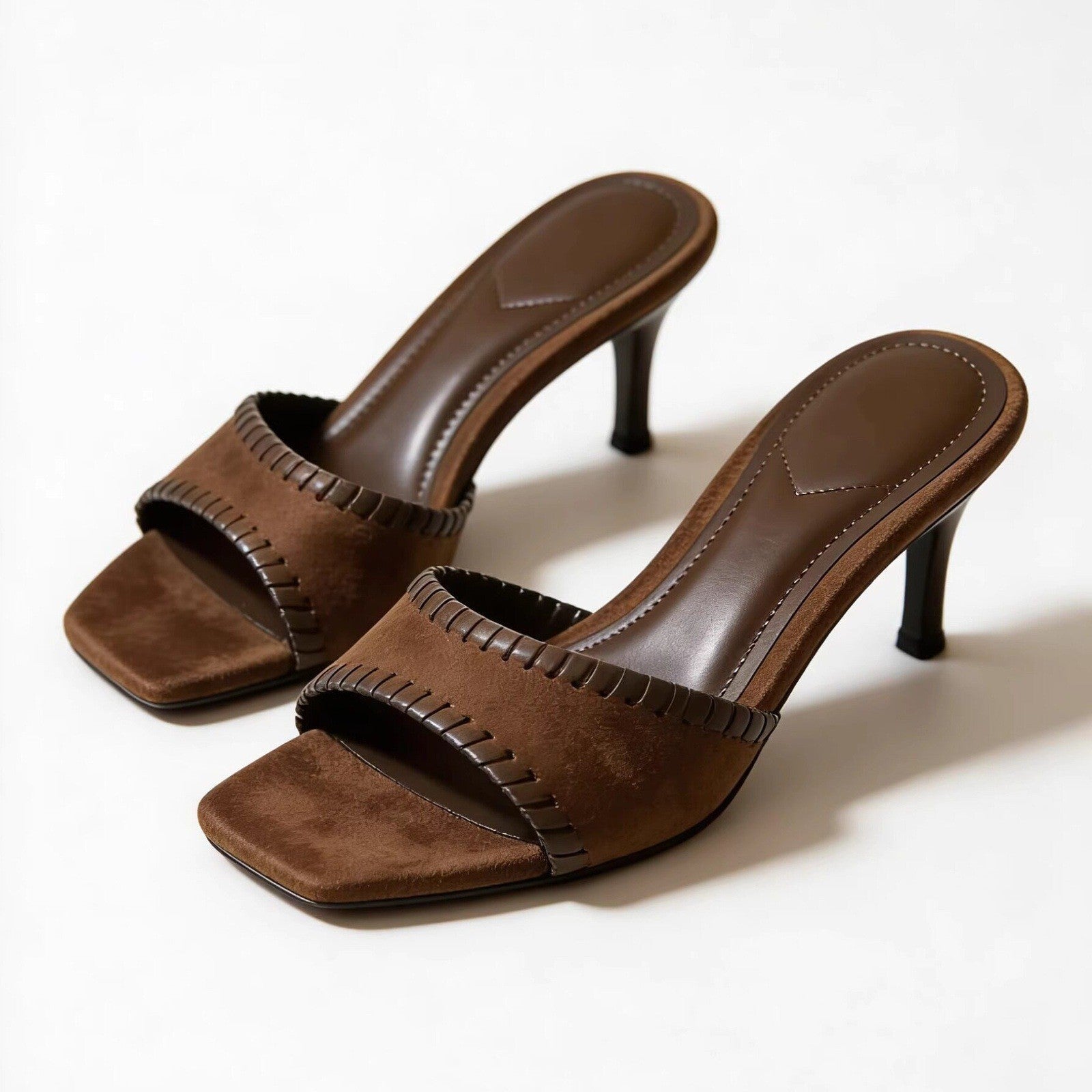 Damen Elegante Sling-Pumps mit filigranem Riemendesign und komfortablem Blockabsatz R&B