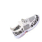 Damen Atmungsaktive Sneakers im modernen Leopardenmuster R&B