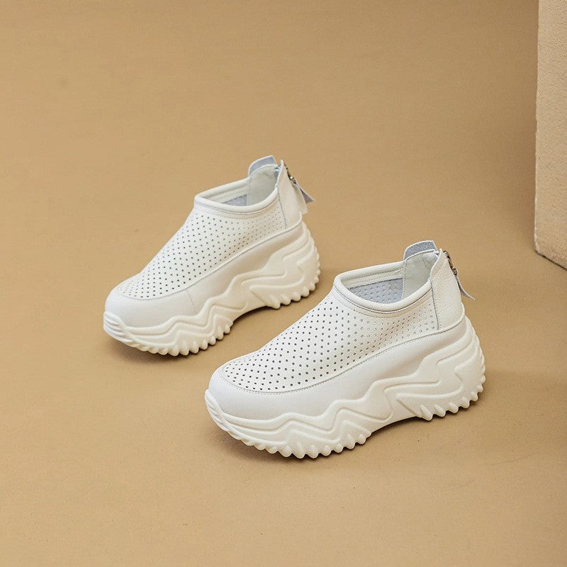 Damen Bequeme Slip-On Sneakers mit luftdurchlässigem Obermaterial und rutschfester Sohle R&B
