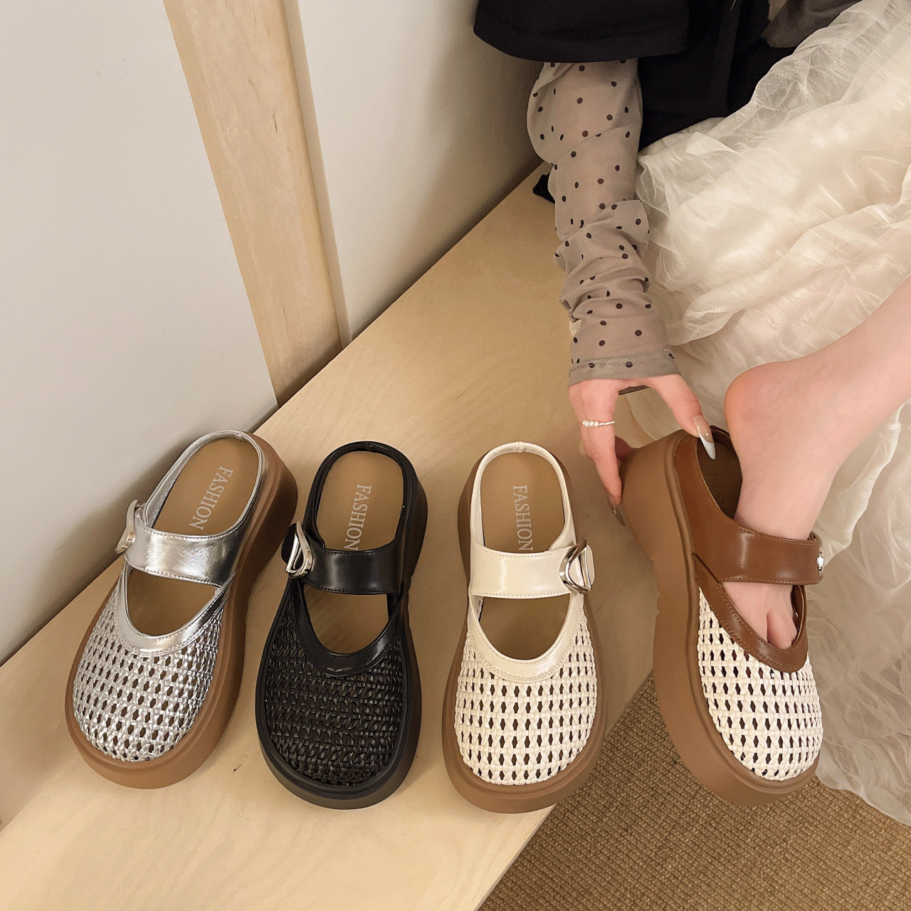 Damen Komfortable und atmungsaktive Clogs