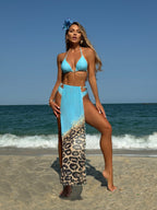 Damen Bikini-Set mit extravagantem Wickelrock und elegantem Schnitt R&B