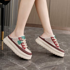 Damen Sportliche Slip-On Sneakers mit atmungsaktivem Mesh-Obermaterial und trendigen Designelementen R&B