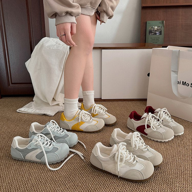 Damen Sportliche Freizeitsneaker mit atmungsaktiver Mesh-Oberfläche und rutschfester Sohle R&B