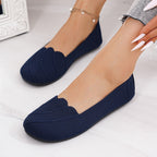 Damen Bequeme Slipper mit eleganter Struktur und rutschfester Sohle