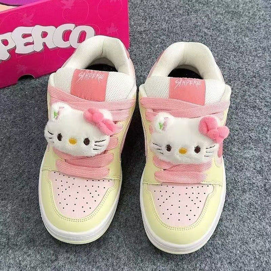 Damen Sportliche Sneakers mit niedlichem Tierdesign R&B