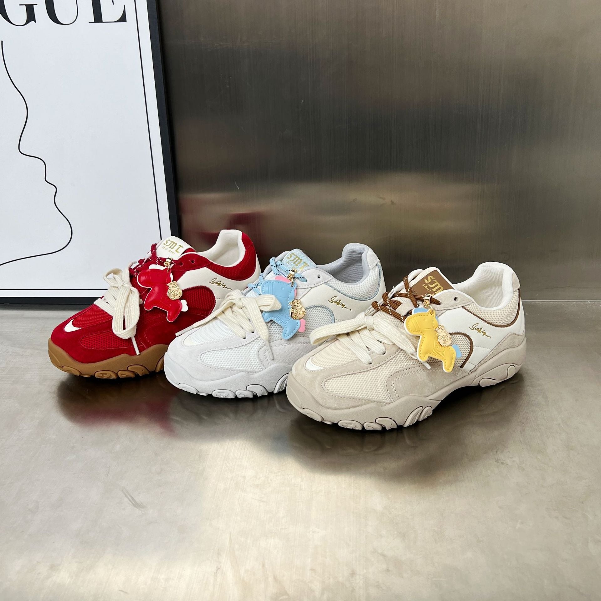 Damen Sportliche Sneakers mit atmungsaktiver Mesh-Oberfläche und modischem Charme R&B
