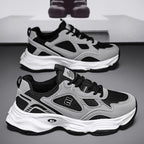 Damen athletische Freizeitschuhe mit dicker Sohle und optimaler Dämpfung