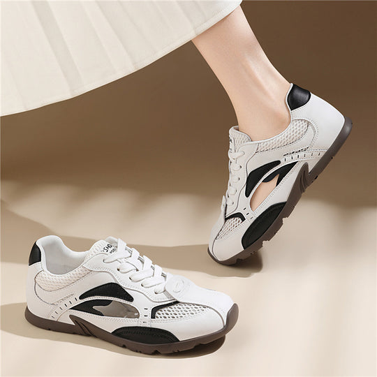 Damen Sportliche Mesh-Laufschuhe mit atmungsaktiven Einsätzen R&B