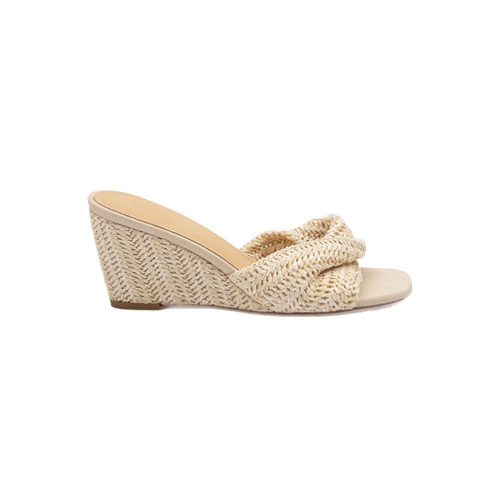Damen Wedgesandalen mit kunstvoll geflochtenem Riemendesign und komfortablem Fußbett R&B