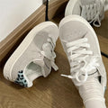Damen Sneakers aus hochwertigem Wildleder mit modischem Design und bequemer Dämpfung R&B