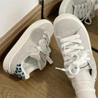 Damen Sneakers aus hochwertigem Wildleder mit modischem Design und bequemer Dämpfung R&B