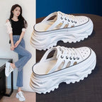Damen Plateau-Sneaker mit luftdurchlässigem Mesh-Obermaterial und dämpfender Sohle R&B