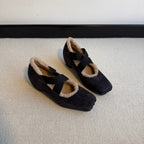 Damen elegante Hausschuhe mit weichem Innenfutter und flexibler Sohle R&B