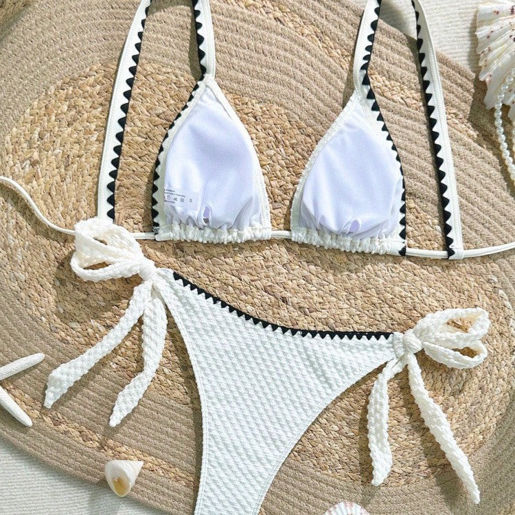 Damen Bikini-Set mit raffinierten Rüschendetails und verstellbaren Trägern R&B