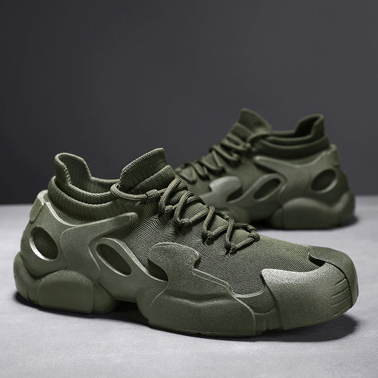 Damen Sportliche High-Performance Sneakers mit atmungsaktiver Strickoberfläche R&B