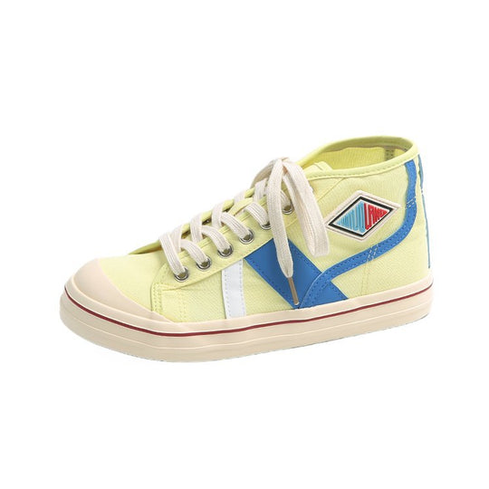Damen Sportliche Sneaker mit Kontrastnähten und hochwertigem Material R&B