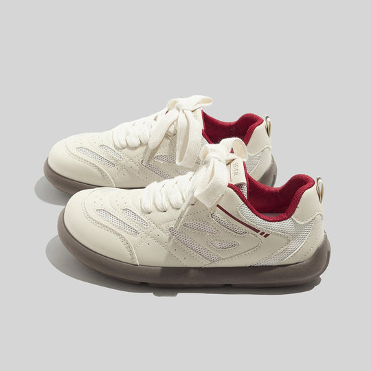 Damen Sportliche Lifestyle-Sneaker mit atmungsaktiver Mesh-Oberfläche und gepolsterter Sohle R&B