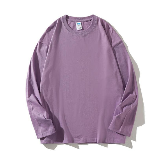 Damen vielseitiges Langarm-T-Shirt aus hochwertiger Baumwolle R&B