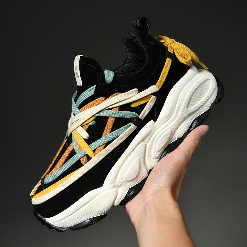 Damen Sportliche Chunky Sneakers mit innovativer Schnürtechnologie